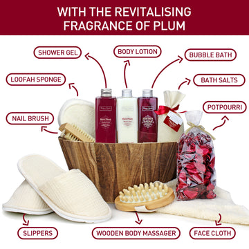 Winter In Venice simple Rich Plum Oval Bowl